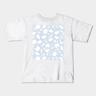 Hibiscus floral seamless pattern Kids T-Shirt